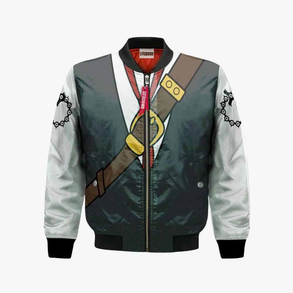 Meliodas Bomber Jacket Custom The Seven Deadly Sins Cosplay Costumes Bomber Jacket Meliodas Bomber Jacket Custom The Seven Deadly Sins Cosplay Costumes Bomber Jacket