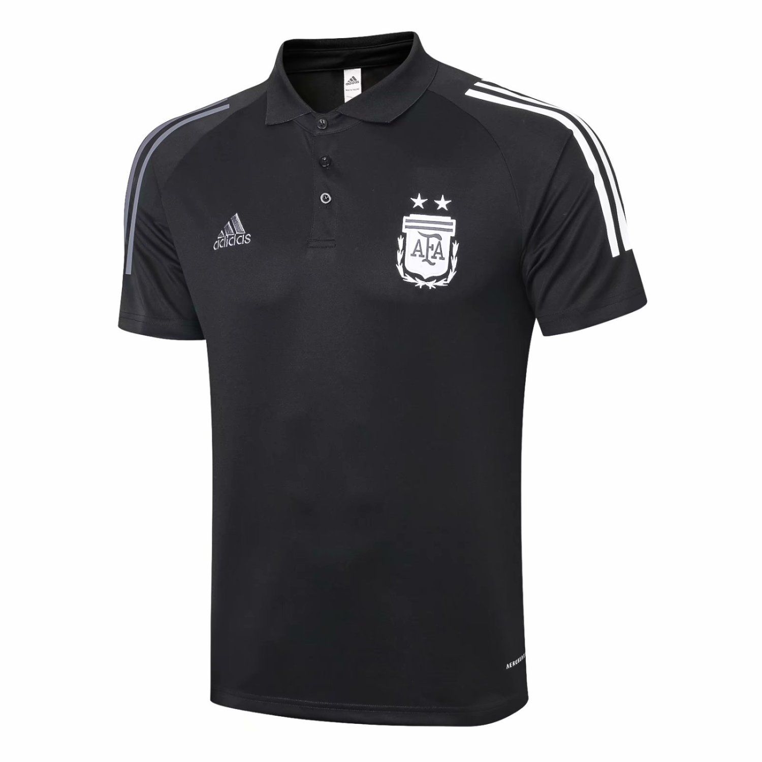 Mens Argentina Polo Shirt Black 2020/21 Mens Argentina Polo Shirt Black 2020/21