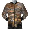 Mens Bomber Jacket - Hunting Camo Bomber Jacket