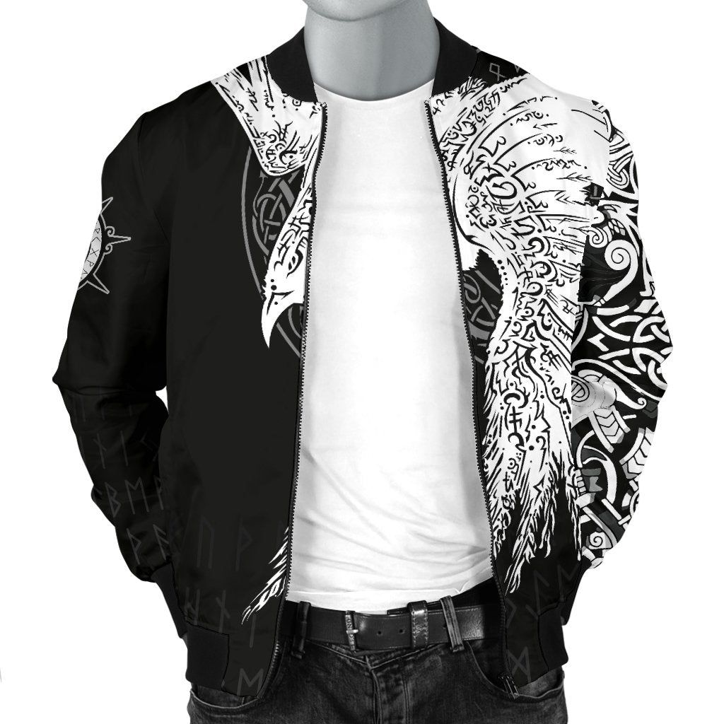 Mens-Bomber-Jacket-Mystical-Raven-Tattoo-Special-A31-Bomber-Jacket-2
