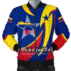Men's Bomber Jacket - Venezuela In My Heart A30 Bomber Jacket