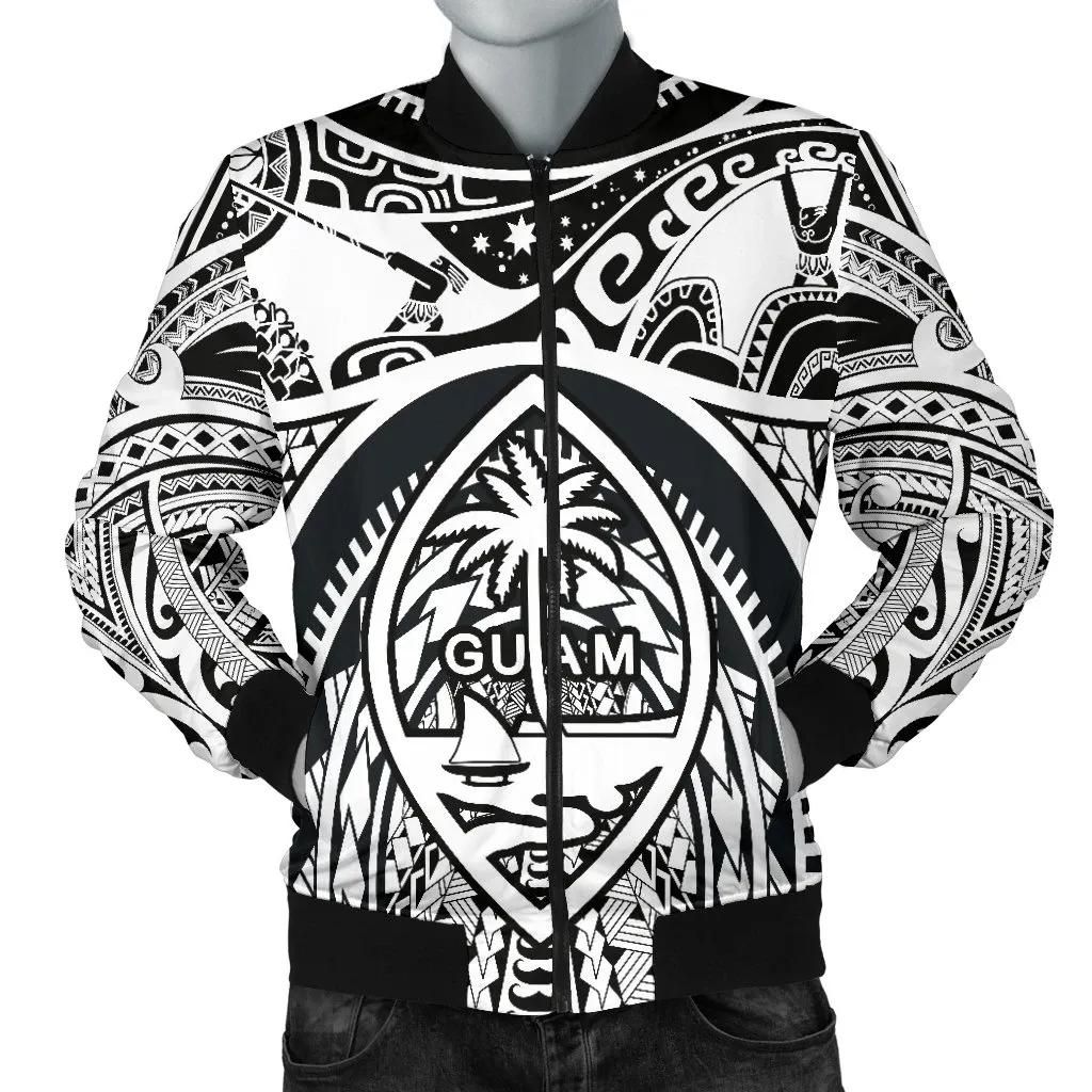 Men's Bomber Jackets - Guam Flag Men's Bomber Jackets - Guam Flag