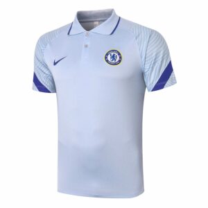 Mens Chelsea Polo Shirt Light Grey 2020/21