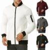 Mens Cotton Overall Coat Bomber Jackethirts Bomber Jacket