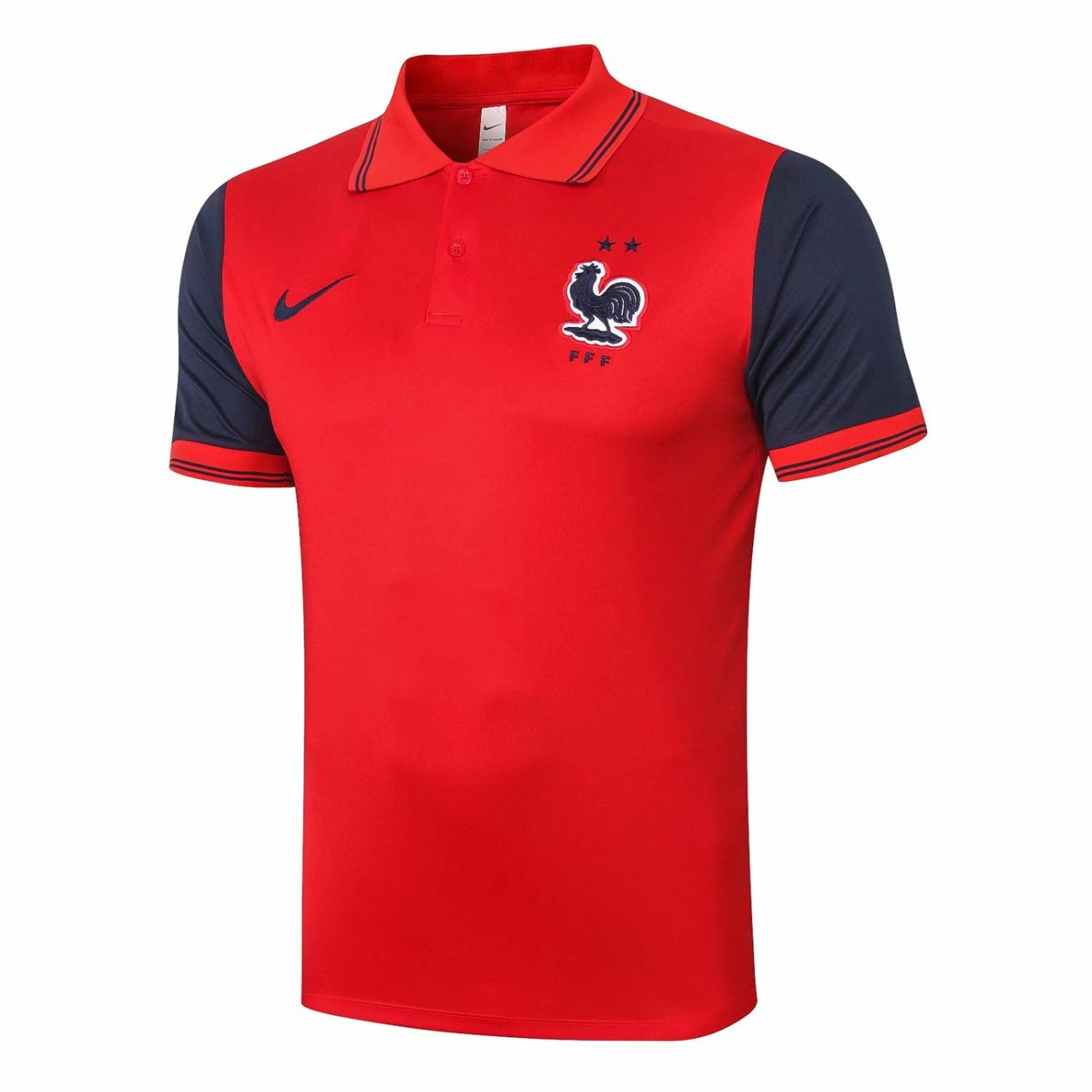 Mens France Polo Shirt Red 2020/21 Mens France Polo Shirt Red 2020/21