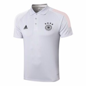 Mens Germany Polo Shirt Light Grey 2020/21