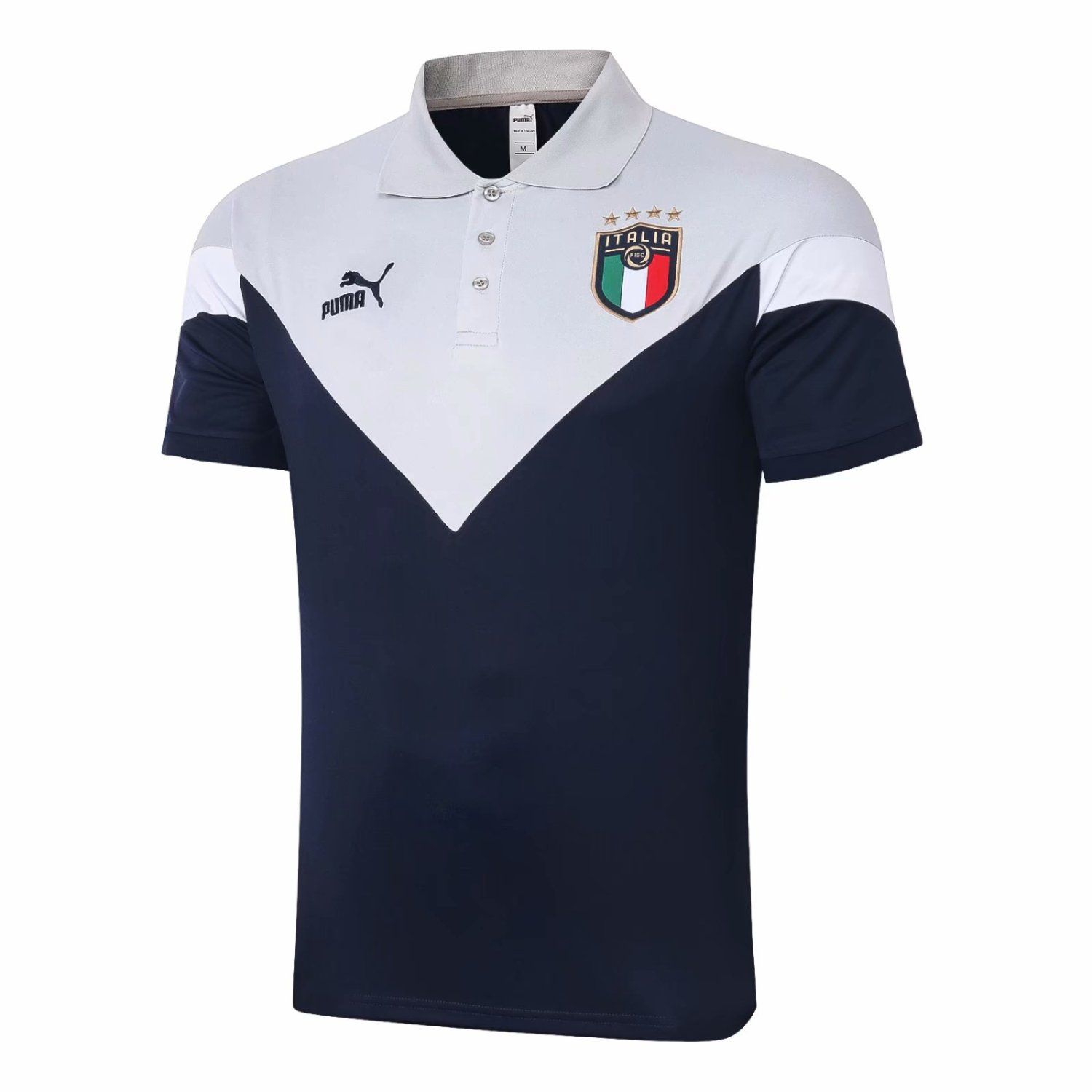 Mens Italy Polo Shirt Blue 2020 Mens Italy Polo Shirt Blue 2020