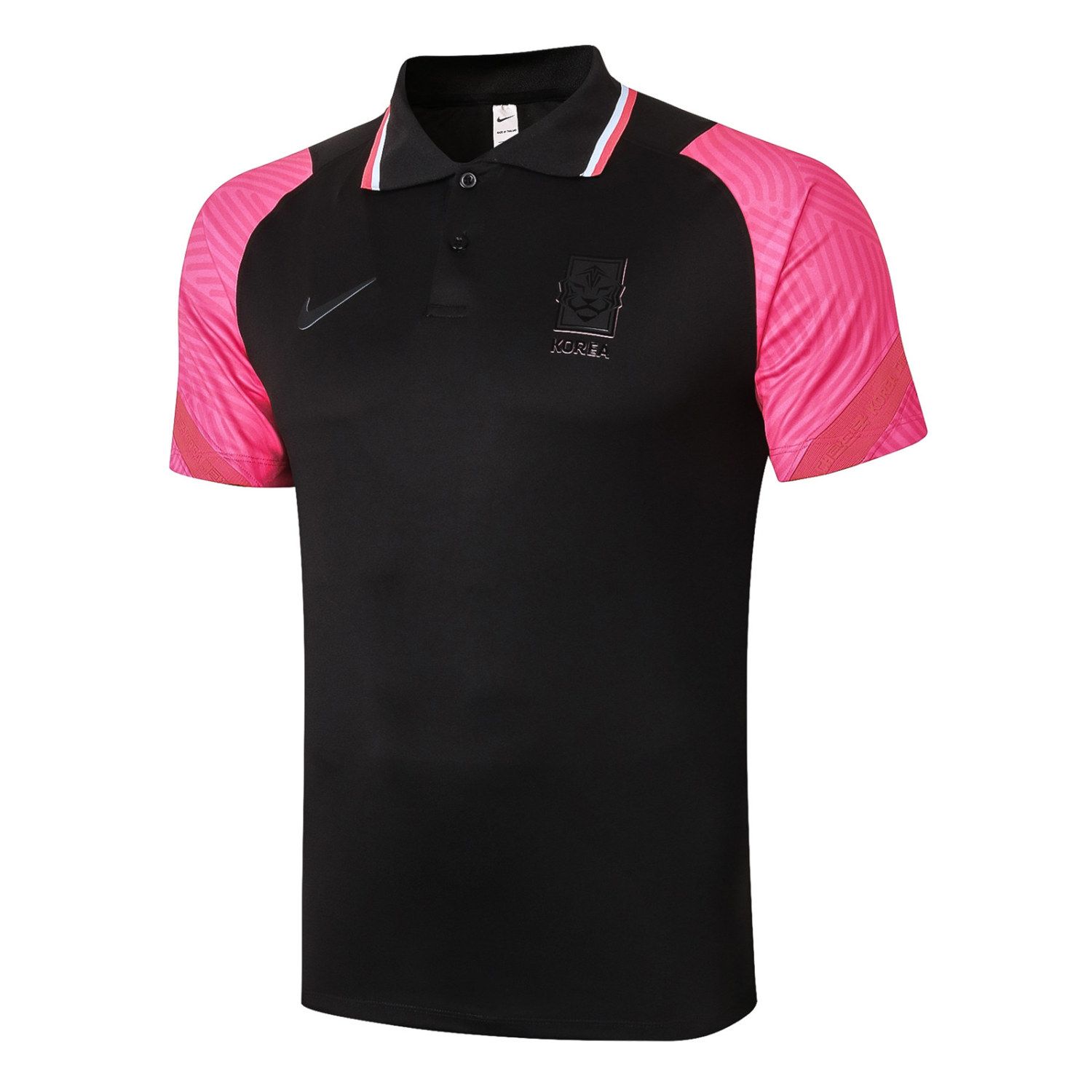 Mens Korea Polo Shirt Black 2020/21 Mens Korea Polo Shirt Black 2020/21