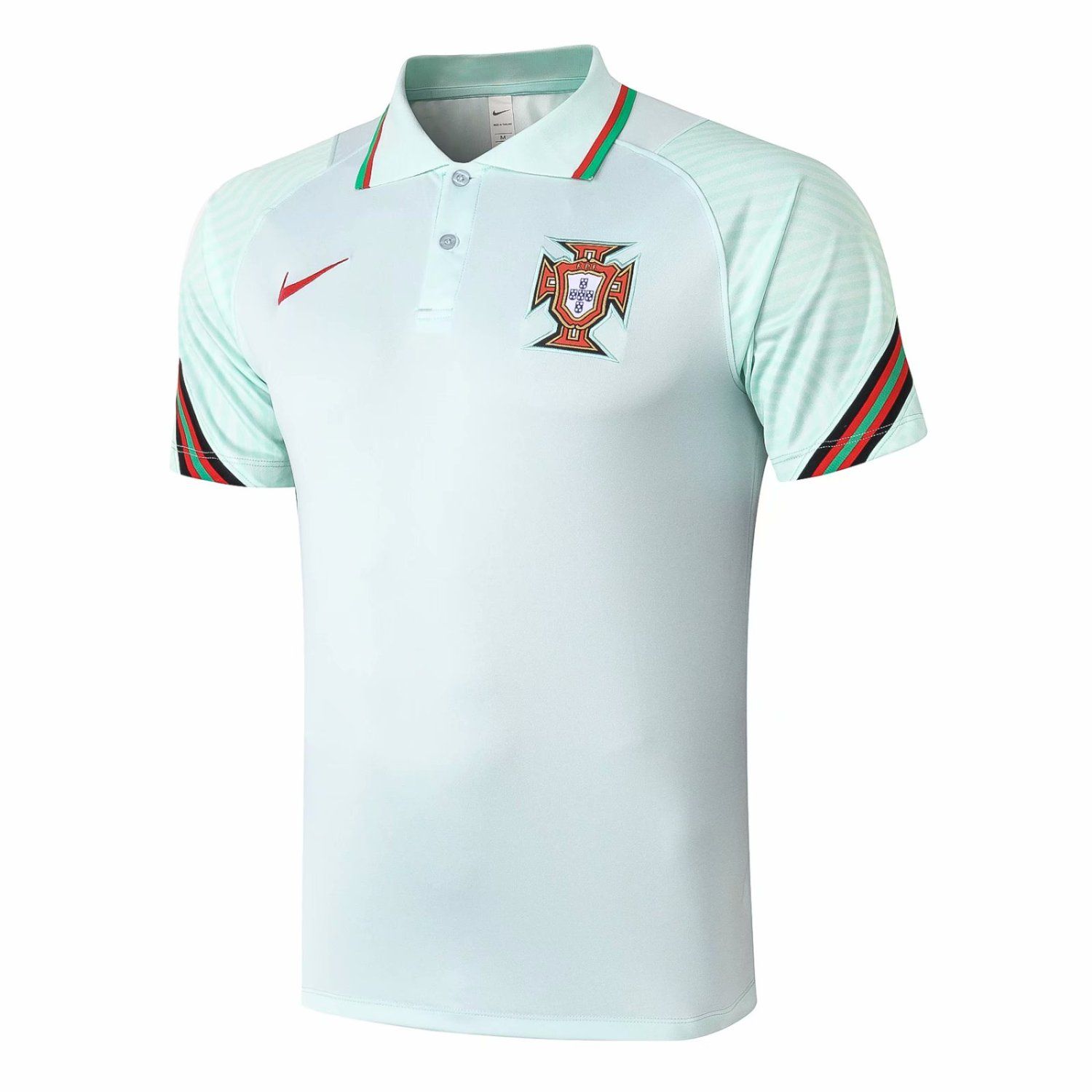 Mens Portugal Polo Shirt Light Green 2020/21 Mens Portugal Polo Shirt Light Green 2020/21
