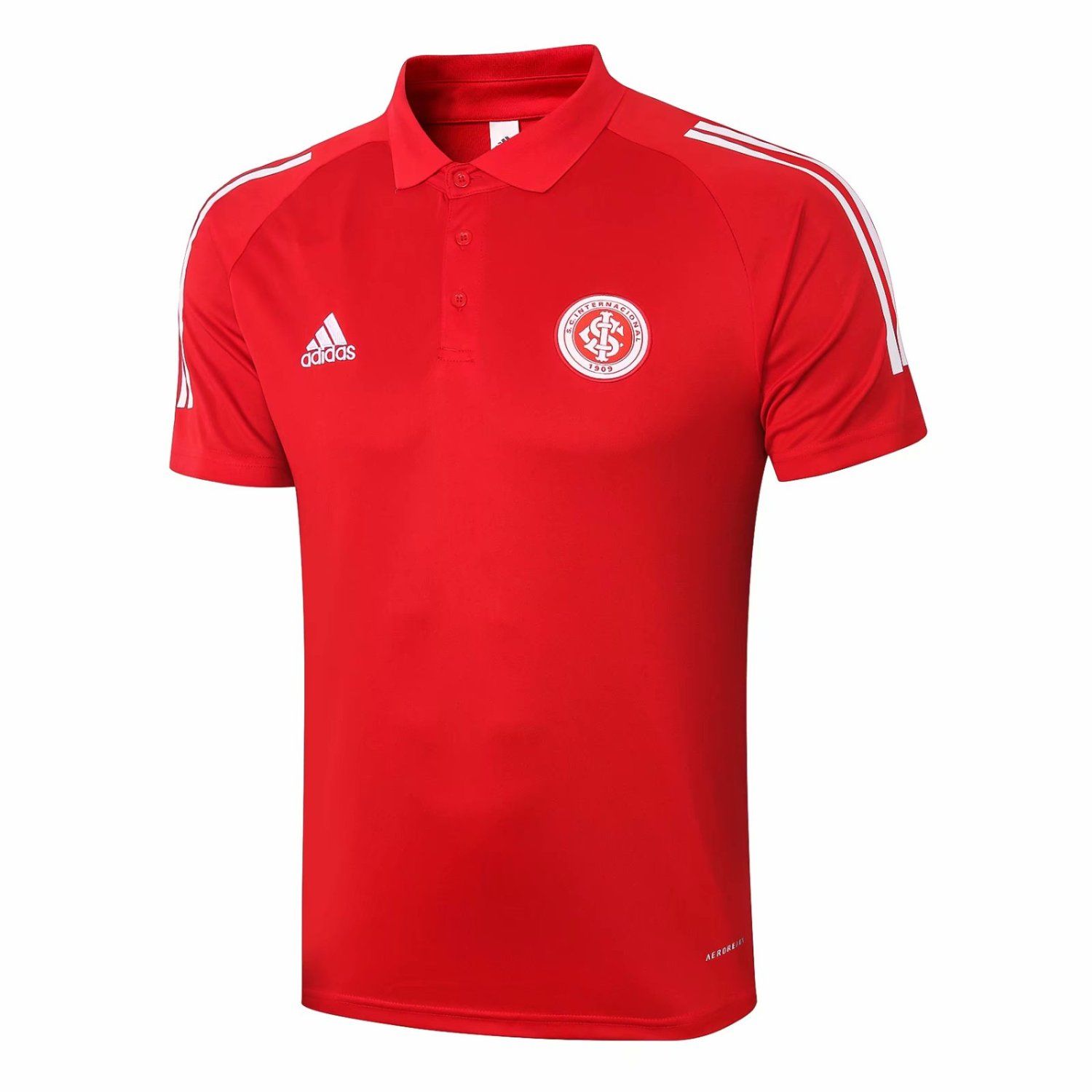 Mens S. C. Internacional Polo Shirt Red 2020/21 Mens S. C. Internacional Polo Shirt Red 2020/21