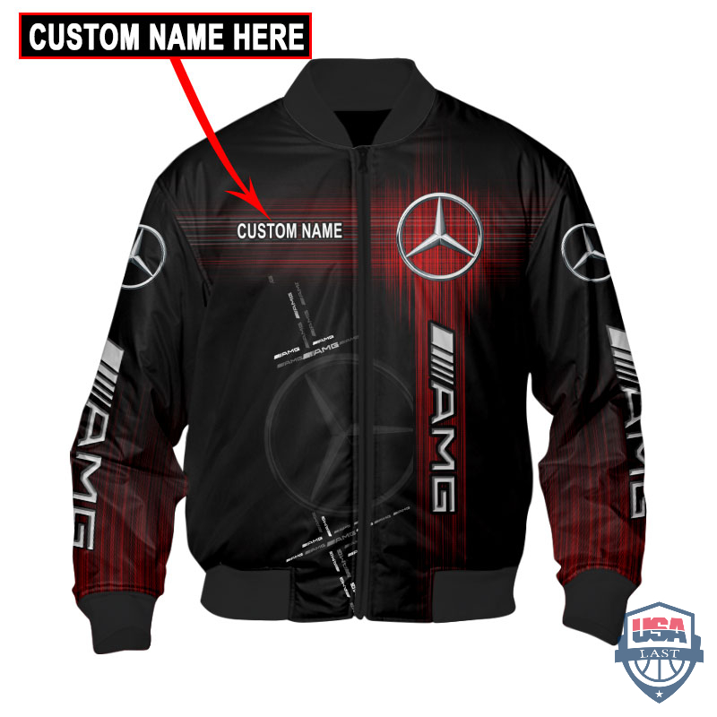 Mercedes Amg Custom Name Bomber Jacket Mercedes Amg Custom Name Bomber Jacket