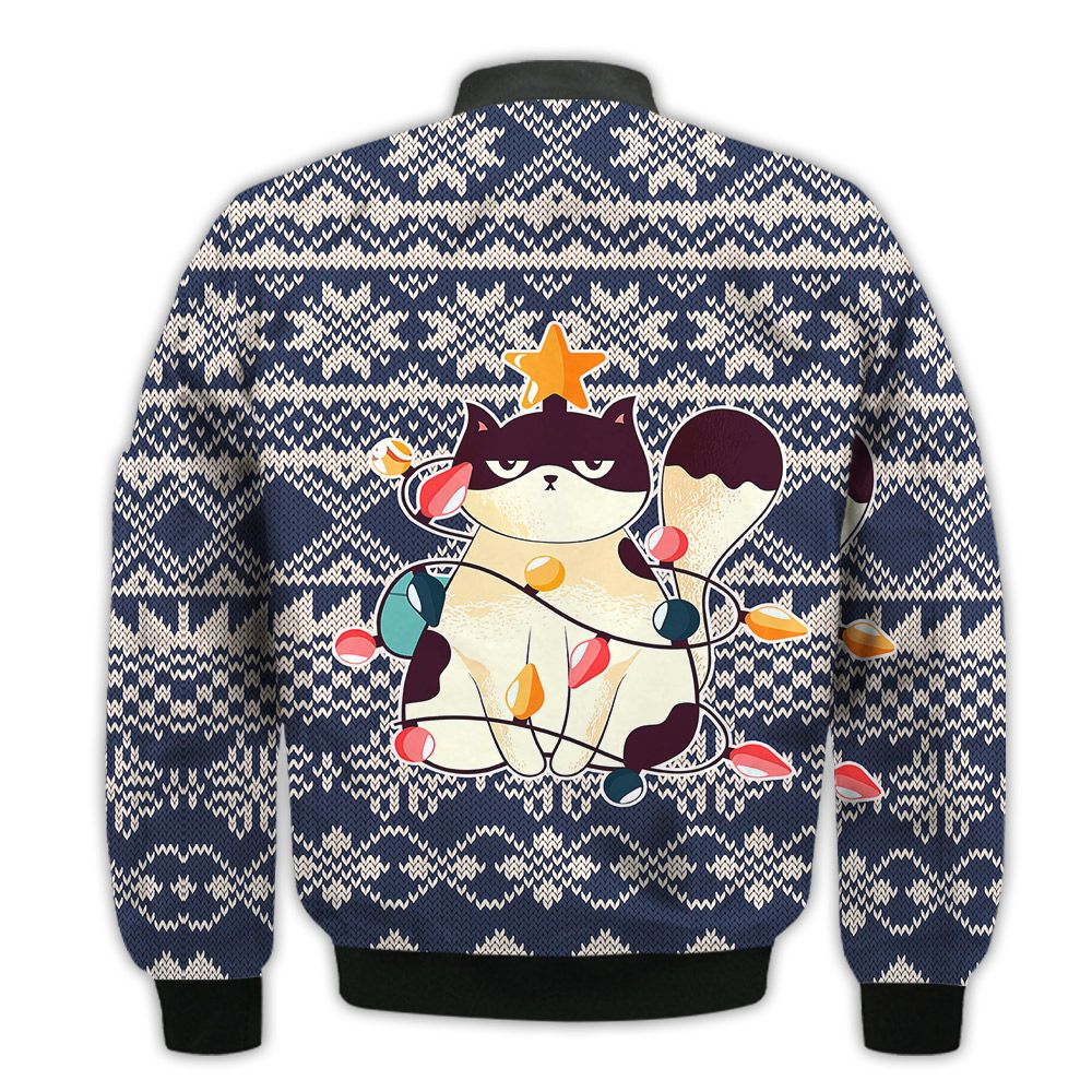 Merry-Christmas-Angry-Christmas-Cat-Retro-Christmas-Holiday-Gifts-Unisex-3D-Bomber-Jacket-2