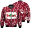 Merry Christmas Believe Retro Christmas Holiday Gifts Unisex 3D Bomber Jacket