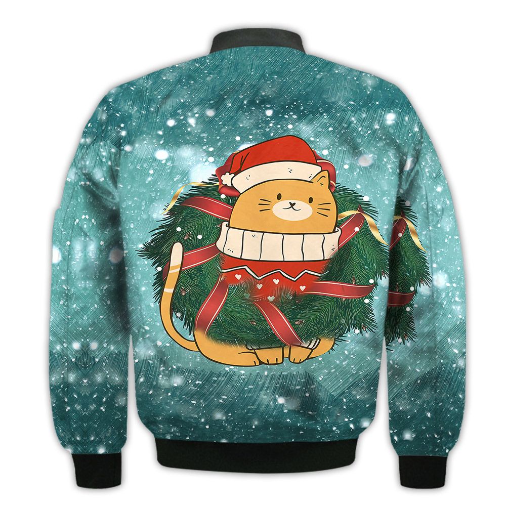 Merry-Christmas-Cat-In-Christmas-Retro-Christmas-Holiday-Gifts-Unisex-3D-Bomber-Jacket-2