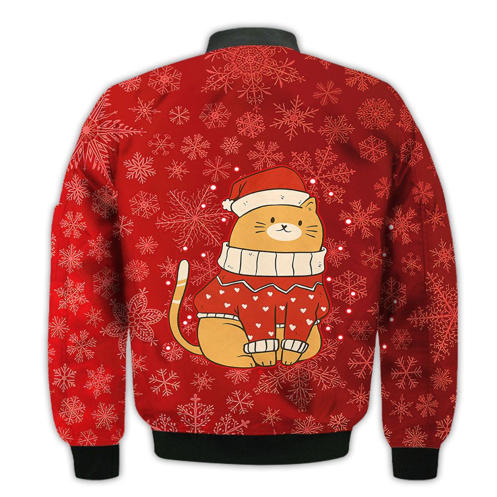 Merry-Christmas-Cat-Snow-In-Christmas-Retro-Christmas-Holiday-Gifts-Unisex-3D-Bomber-Jacket-2
