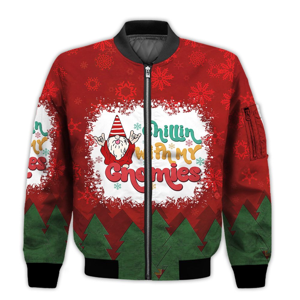 Merry-Christmas-Chillin-With-My-Gnomies-Retro-Christmas-Holiday-Gifts-Unisex-3D-Bomber-Jacket-1