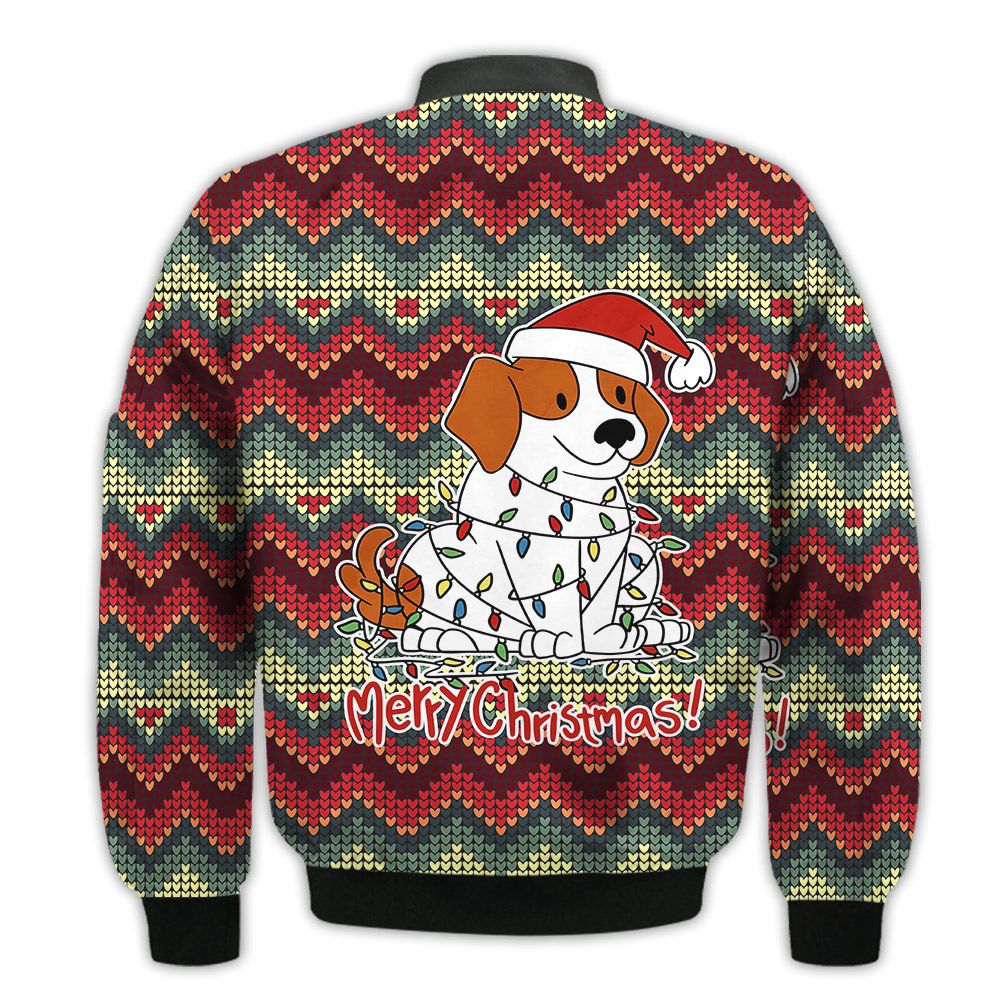 Merry-Christmas-Christmas-Beagle-Dog-Retro-Christmas-Holiday-Gifts-Unisex-3D-Bomber-Jacket-2