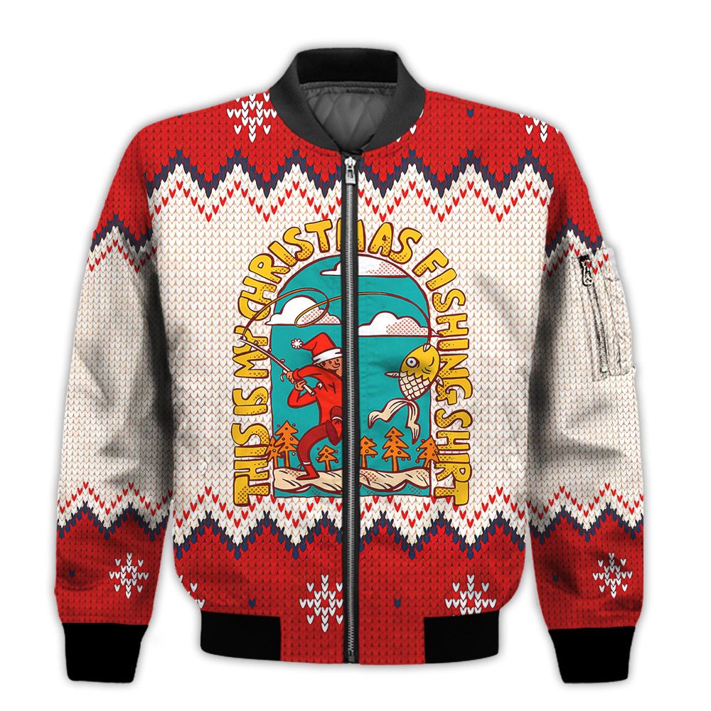Merry-Christmas-Christmas-Man-Fishing-Retro-Christmas-Holiday-Gifts-Unisex-3D-Bomber-Jacket-1