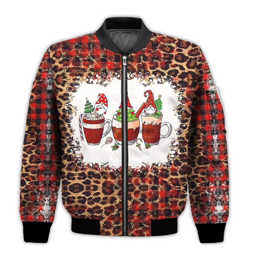 Merry-Christmas-Coffee-Drink-Santa-Christmas-Retro-Christmas-Holiday-Gifts-Unisex-3D-Bomber-Jacket-1