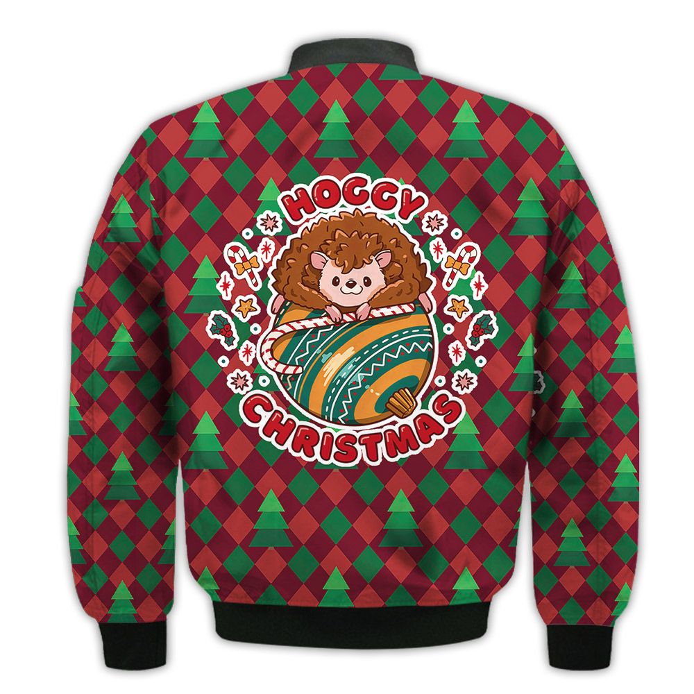 Merry-Christmas-Cute-Hoggy-Hedgehog-Retro-Christmas-Holiday-Gifts-Unisex-3D-Bomber-Jacket-2