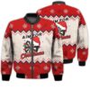 Merry Christmas Darts Aim For Christmas Retro Christmas Holiday Gifts Unisex 3D Bomber Jacket