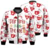 Merry Christmas Dear Santa It Was The Cat Retro Christmas Holiday Gifts Unisex 3D Bomber Jacket