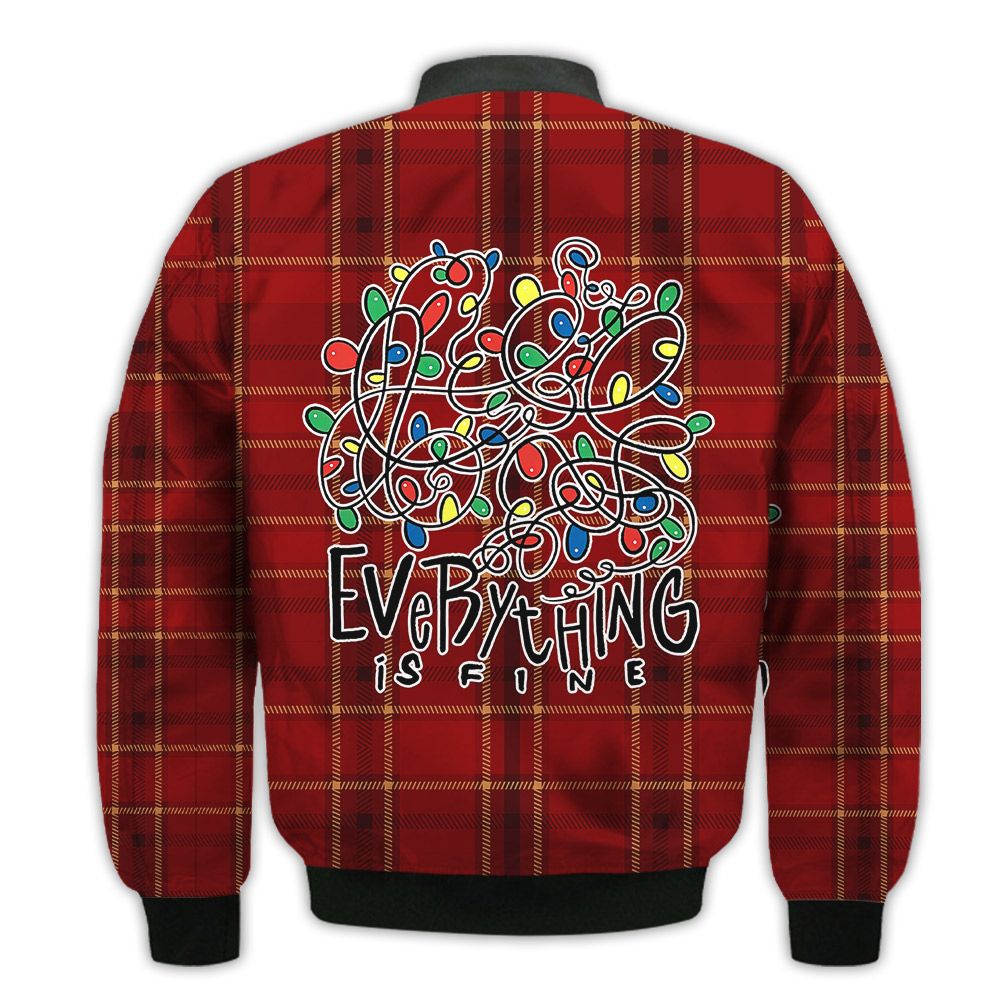Merry-Christmas-Everything-Is-Fine-Light-Retro-Christmas-Holiday-Gifts-Unisex-3D-Bomber-Jacket-2