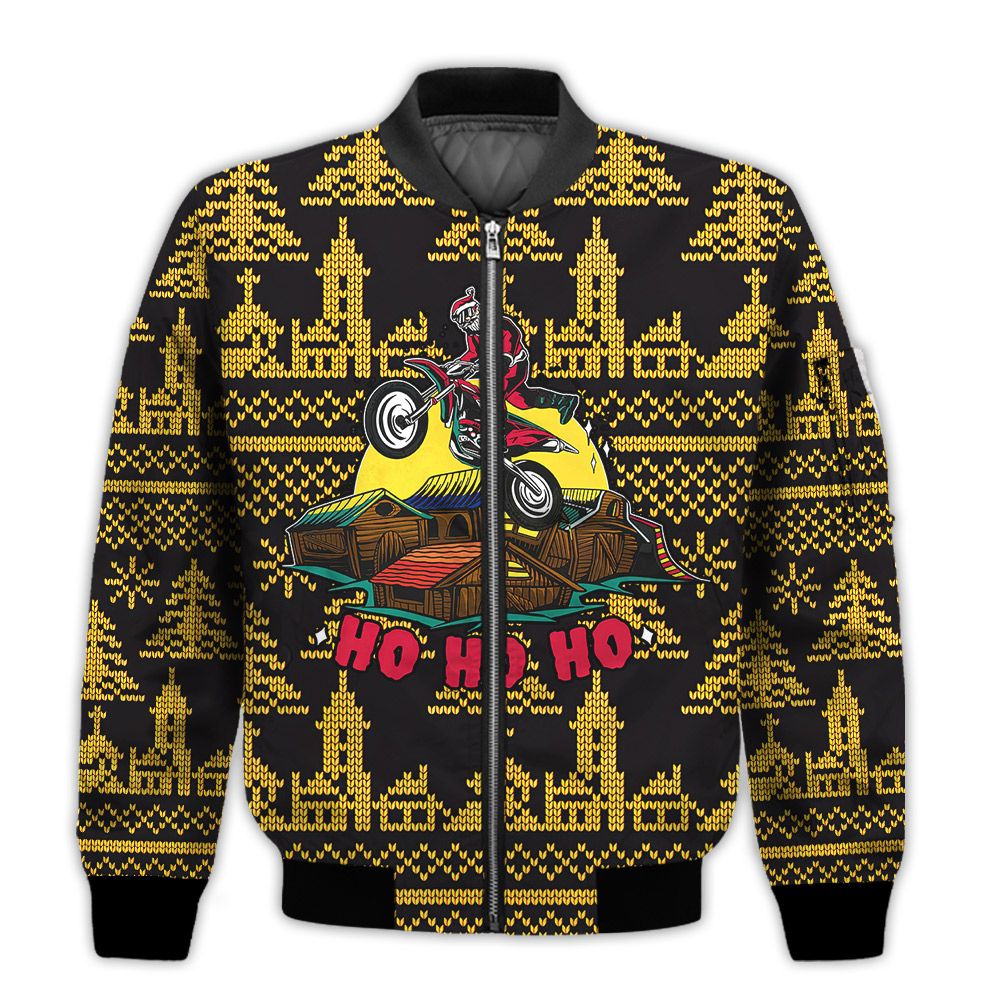 Merry-Christmas-Extreme-Santa-Christmas-Retro-Christmas-Holiday-Gifts-Unisex-3D-Bomber-Jacket-1