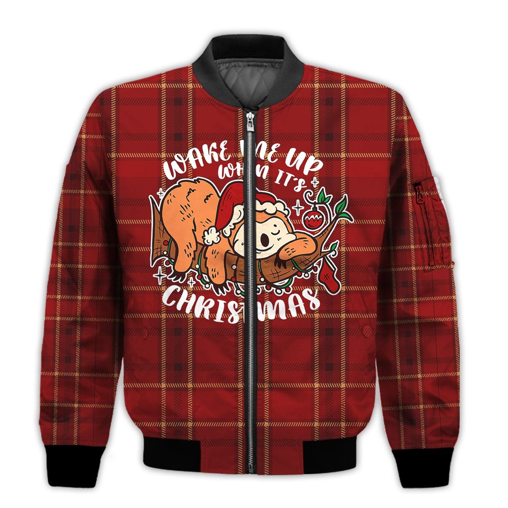 Merry-Christmas-Funny-Wake-Me-Up-When-Its-Christmas-Retro-Christmas-Holiday-Gifts-Unisex-3D-Bomber-Jacket-1