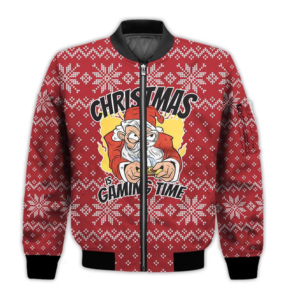 Merry-Christmas-Gaming-Santa-Christmas-Retro-Christmas-Holiday-Gifts-Unisex-3D-Bomber-Jacket-1