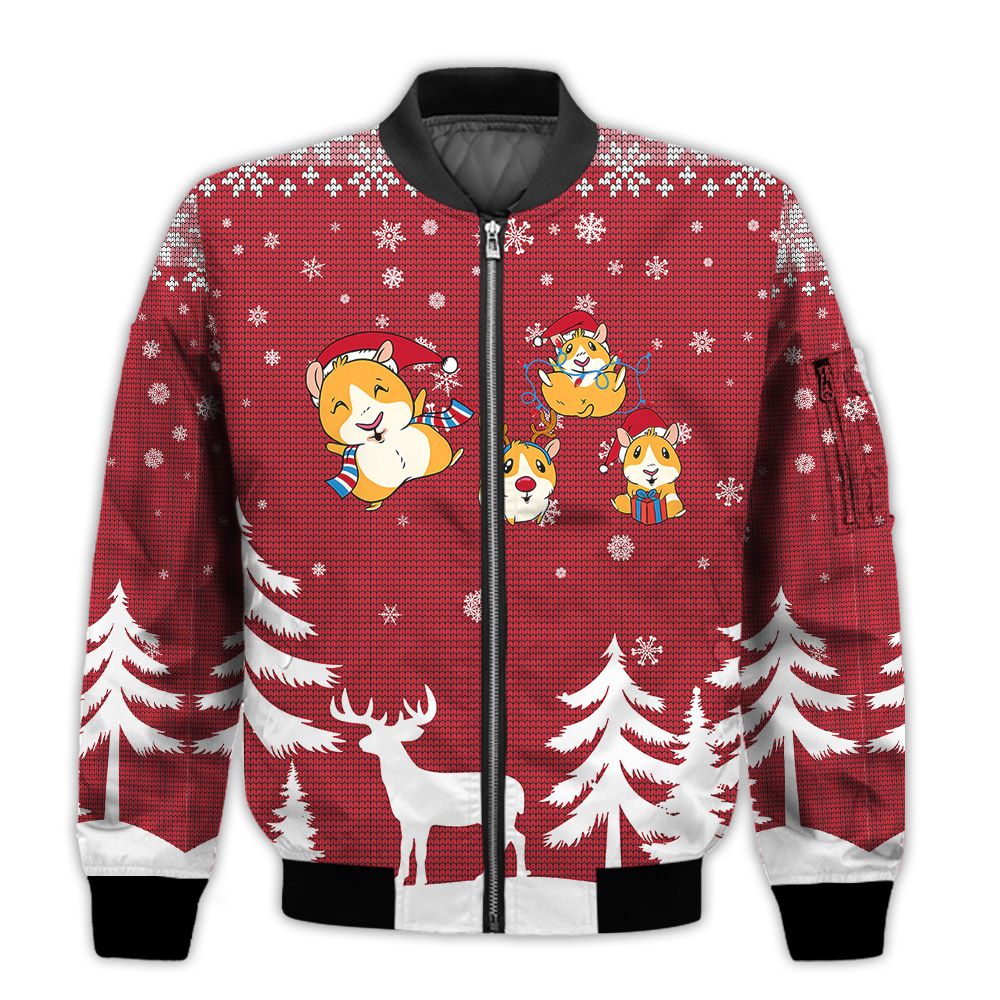 Merry-Christmas-Guinea-Pig-Christmas-Retro-Christmas-Holiday-Gifts-Unisex-3D-Bomber-Jacket-1