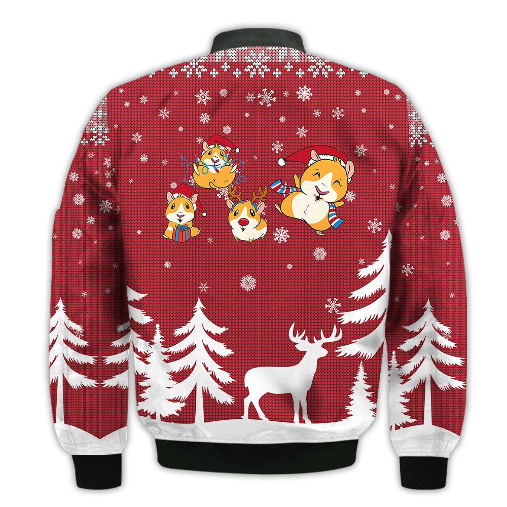 Merry-Christmas-Guinea-Pig-Christmas-Retro-Christmas-Holiday-Gifts-Unisex-3D-Bomber-Jacket-2