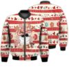 Merry Christmas Howdy Santa Retro Christmas Holiday Gifts Unisex 3D Bomber Bomber Jacket