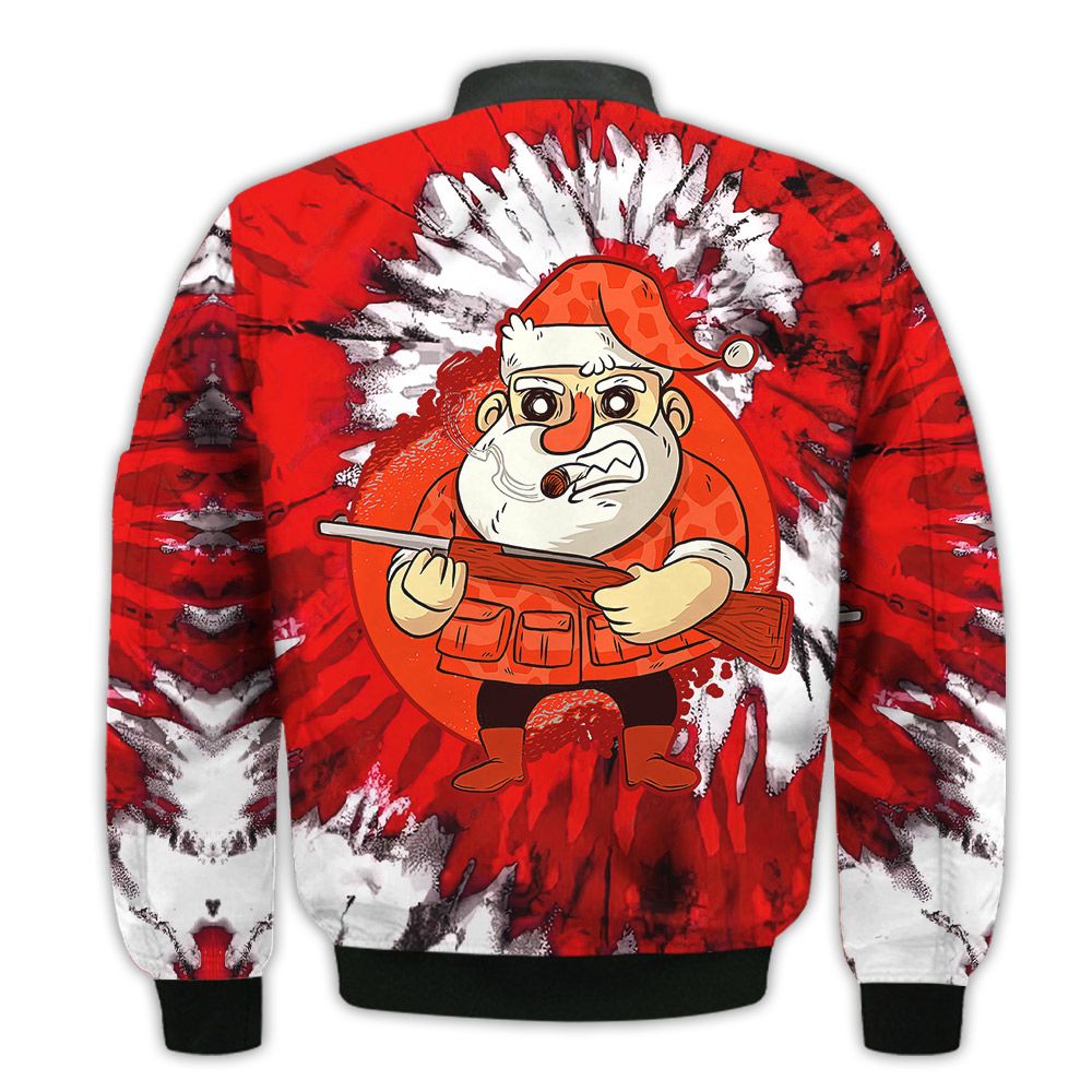 Merry-Christmas-Hunting-Santa-Retro-Christmas-Holiday-Gifts-Unisex-3D-Bomber-Jacket-2