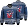 Merry Christmas Is It Over Yet Christmas Sloth Retro Christmas Holiday Gifts Unisex 3D Bomber Bomber Jacket