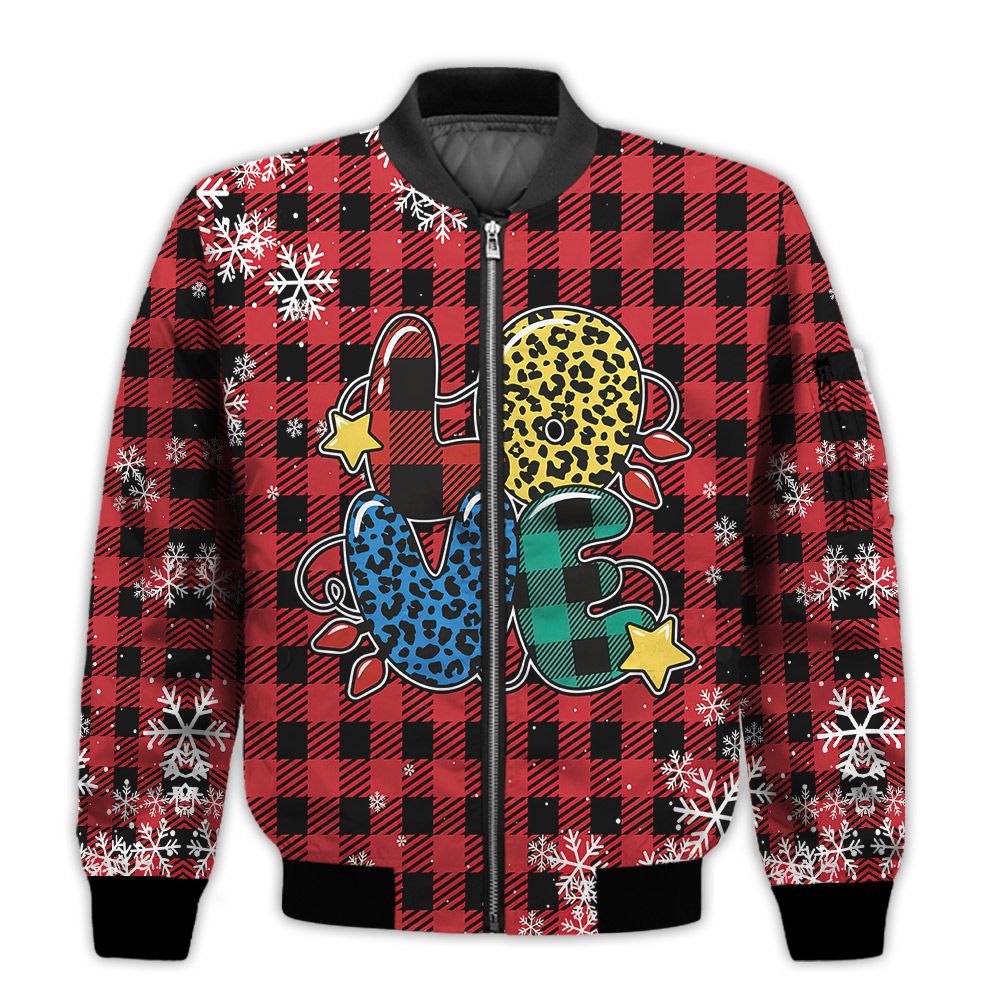 Merry-Christmas-Love-Quote-Christmas-Lights-Retro-Christmas-Holiday-Gifts-Unisex-3D-Bomber-Bomber-Jacket-1
