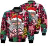 Merry Christmas Merry Freedom Retro Christmas Holiday Gifts Unisex 3D Bomber Jacket