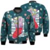 Merry Christmas Money Christmas Sock Retro Christmas Holiday Gifts Unisex 3D Bomber Bomber Jacket