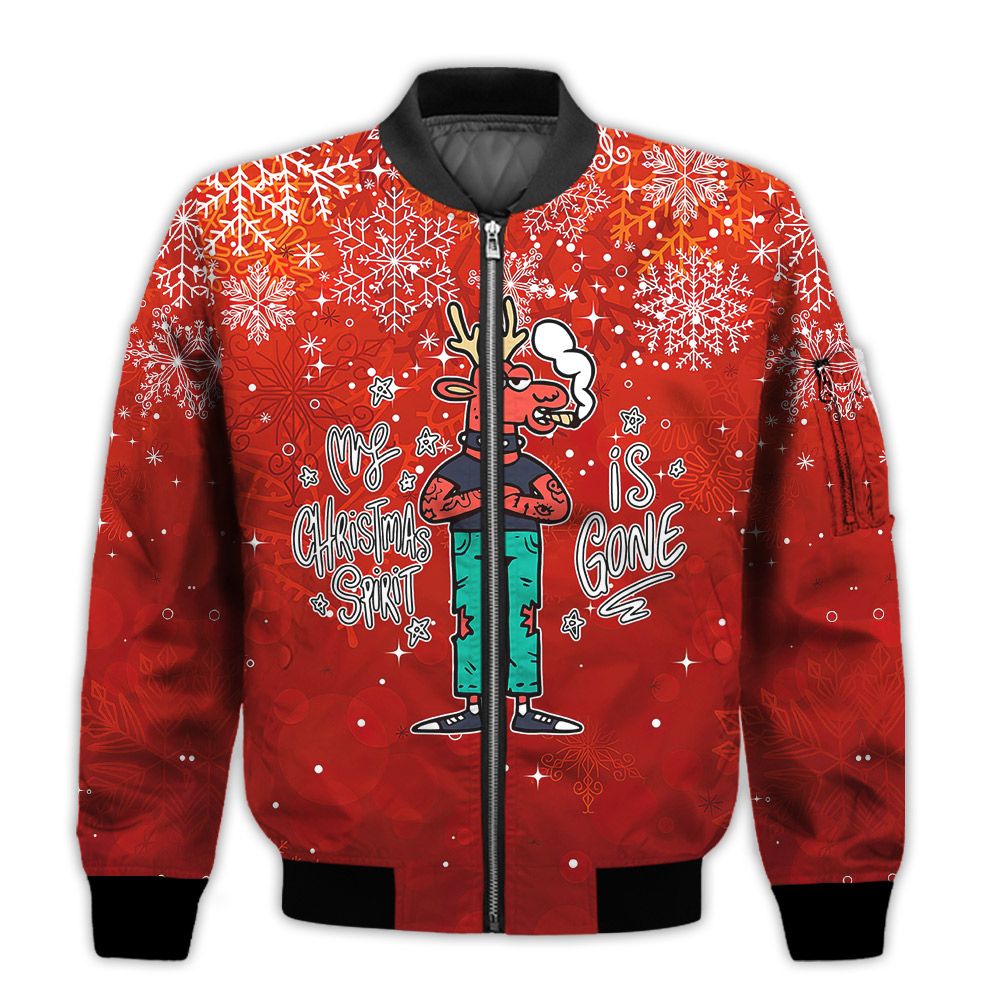 Merry-Christmas-My-Christmas-Spirit-Is-Gone-Retro-Christmas-Holiday-Gifts-Unisex-3D-Bomber-Bomber-Jacket-1
