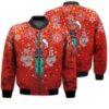 Merry Christmas My Christmas Spirit Is Gone Retro Christmas Holiday Gifts Unisex 3D Bomber Bomber Jacket