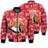 Merry Christmas Rockin' Christmas Santa Retro Christmas Holiday Gifts Unisex 3D Bomber Jacket