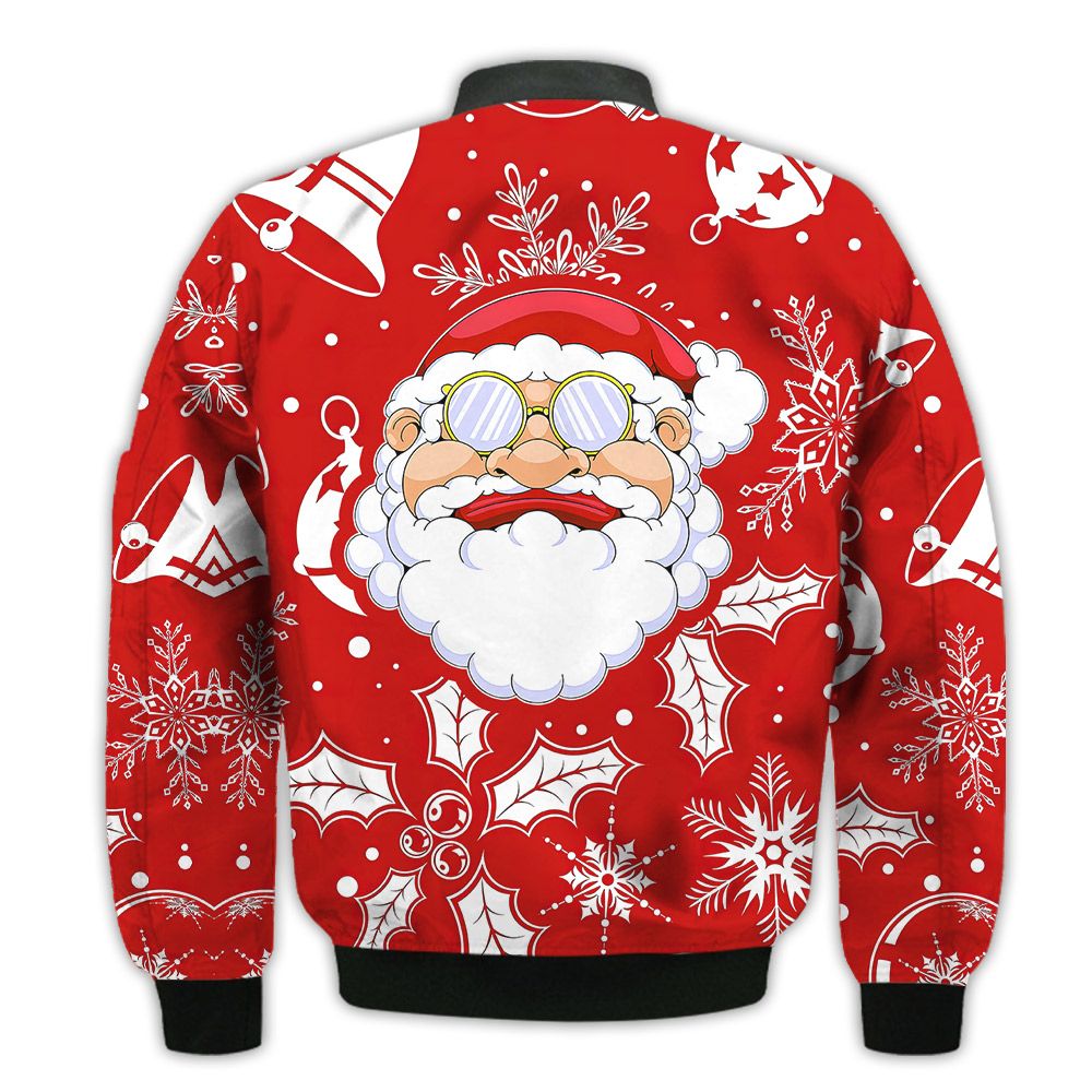 Merry-Christmas-Santa-Claus-Head-Retro-Christmas-Holiday-Gifts-Unisex-3D-Bomber-Bomber-Jacket-2