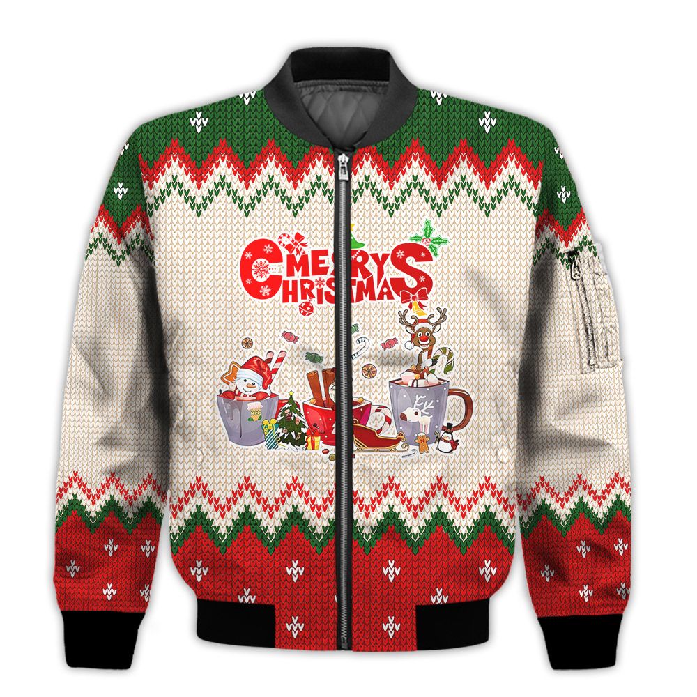 Merry-Christmas-Santa-Claus-Snow-Deer-Retro-Christmas-Holiday-Gifts-Unisex-3D-Bomber-Bomber-Jacket-1