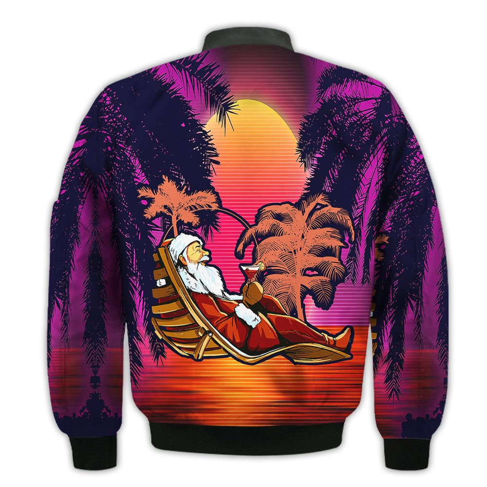 Merry-Christmas-Santa-Claus-Tropical-Retro-Christmas-Holiday-Gifts-Unisex-3D-Bomber-Bomber-Jacket-2