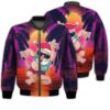 Merry Christmas Santa Dancing Retro Christmas Holiday Gifts Unisex 3D Bomber Bomber Jacket