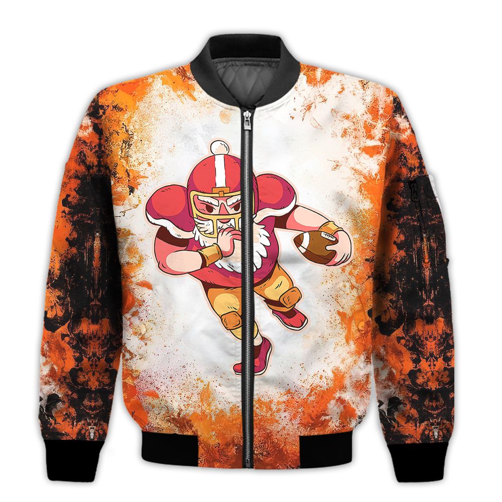 Merry-Christmas-Santa-Football-Retro-Christmas-Holiday-Gifts-Unisex-3D-Bomber-Bomber-Jacket-1