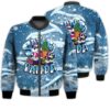 Merry Christmas Santa Panda Retro Christmas Holiday Gifts Unisex 3D Bomber Bomber Jacket