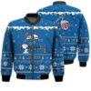 Merry Christmas Season North Carolina Asheville Bulldogs Snoopy 3D Bomber Bomber Jacket