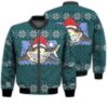 Merry Christmas Shark Retro Christmas Holiday Gifts Unisex 3D Bomber Jacket