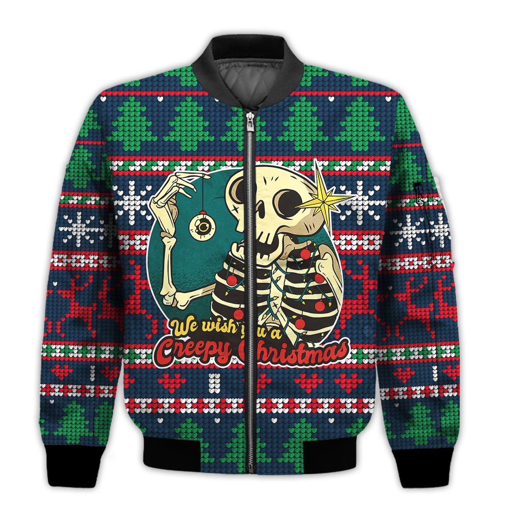 Merry-Christmas-Skeleton-Christmas-Retro-Christmas-Holiday-Gifts-Unisex-3D-Bomber-Jacket-2